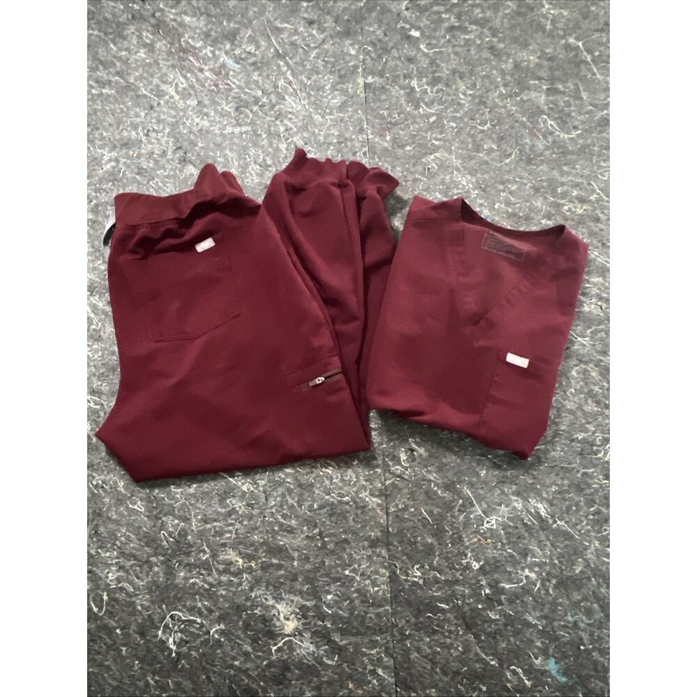 Figs Technical collection Medium/Large Scrub Set Burgundy